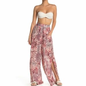 Maaji Passion Reef Print Palazzo Cover-Up Pants